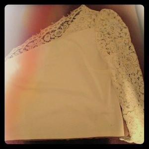 Express one sleeve blouse